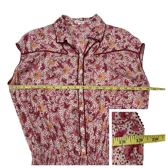 Poupette St. Barth Margo Romper - Pink Clary - Large - Picture 3 of 16